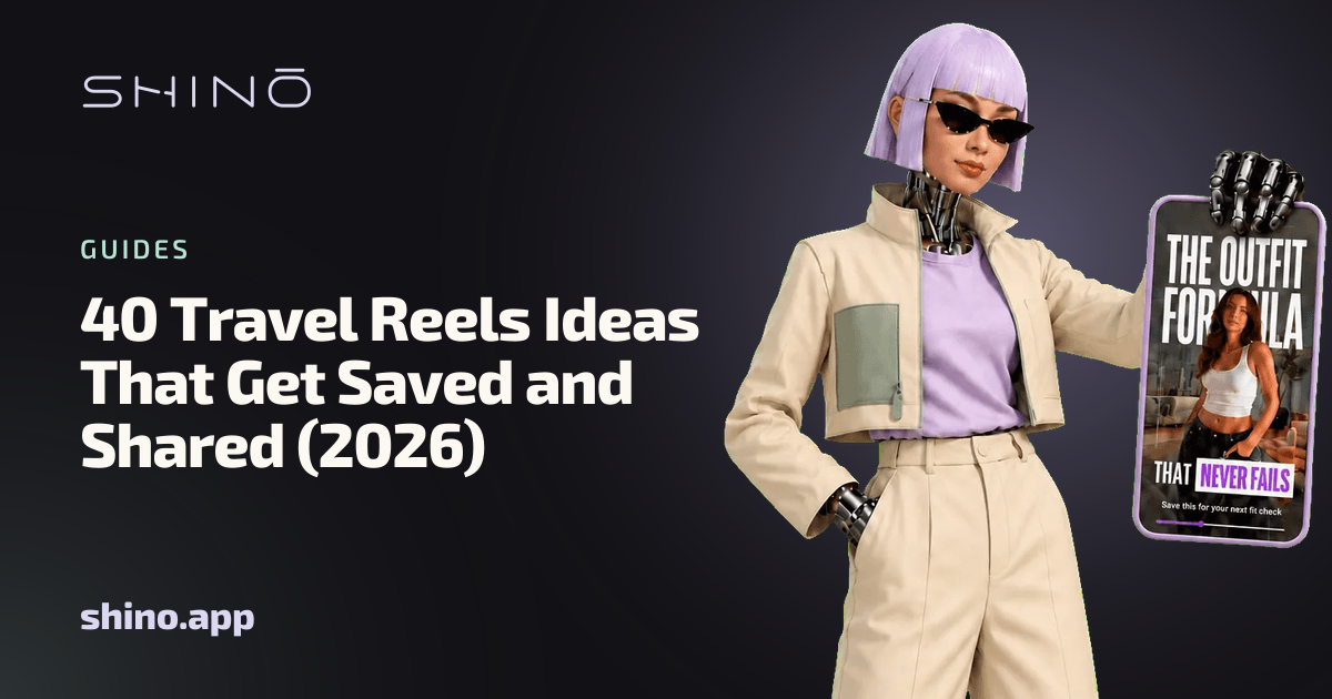 40 Travel Reels Ideas That Get Saved and Shared (2026)