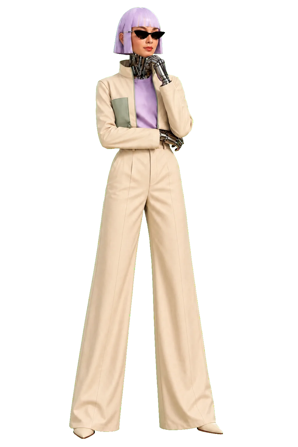 Shino, the AI video editor mascot, thinking about your next edit